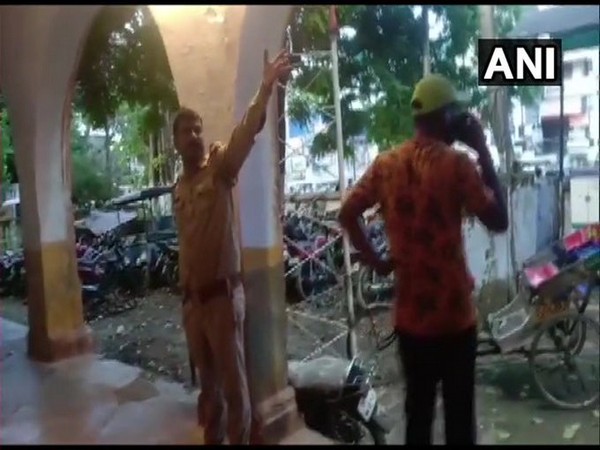 A grab from the viral video. 