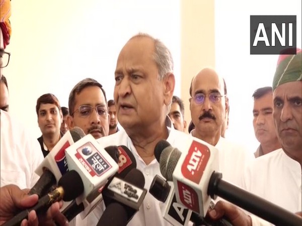 Rajasthan Chief Minister and Congress leader Ashok Gehlot. (ANI/photo)