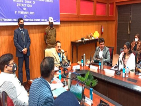 Union Minister Dr Jitendra Singh during the meeting with DISHA,