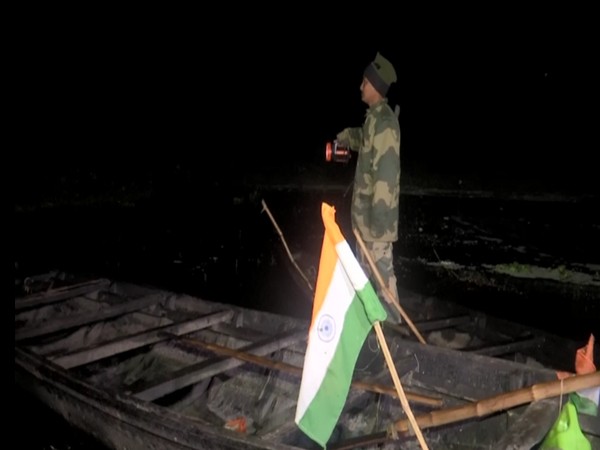 BSF patrolling at Gunarmath BOP (Photo/ANI)