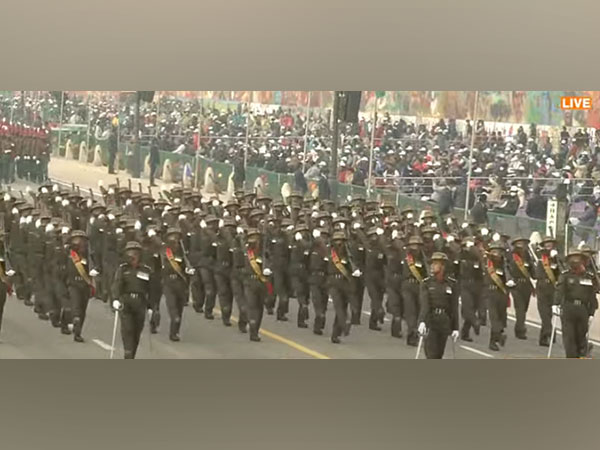 Assam Regiment contingent (Photo/ANI)