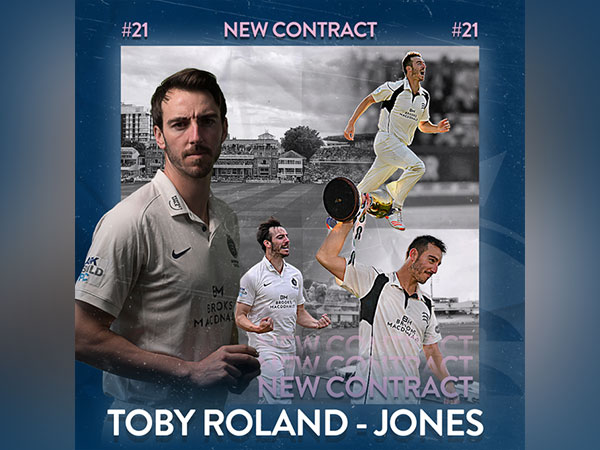 Roland-Jones signs contract extension (Photo/ Middlesex Twitter)
