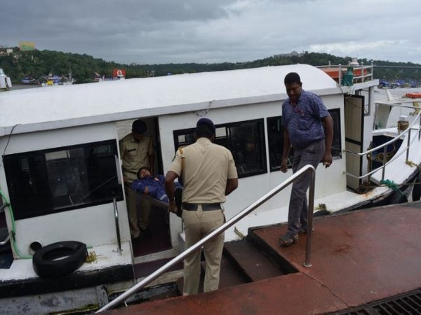 Goa ATS conducted a mock drill onboard a casino on water. Photo/ANI