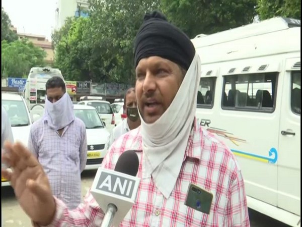 Harpreet Singh, A taxi owner from Amritsar (Photo/ANI)