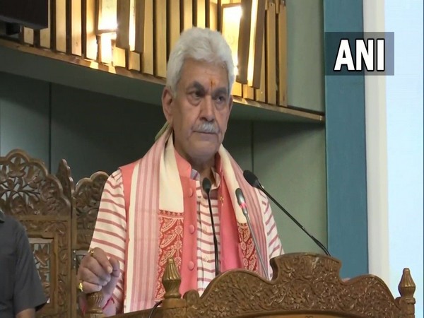 Jammu and Kashmir Lieutenant Governor Manoj Sinha (Photo/ANI)