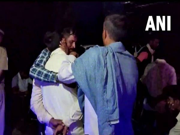 Visual from the site of the mishap in UP's Hathras (Photo/ANI)