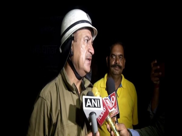 Deputy Fire Officer Sumesh Dua talking to ANI on Tuesday in New Delhi. Photo/ANI