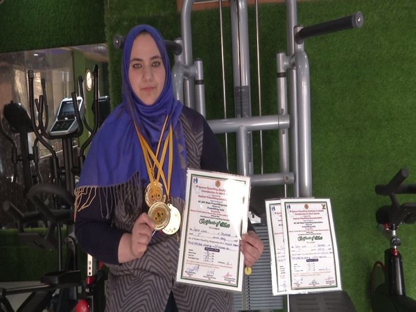 Saima Ubaid, the first women power-lifter from Kashmir