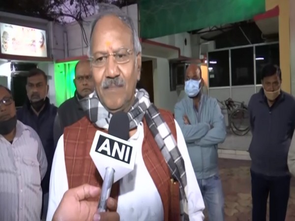 Bharatiya Janata Party (BJP) senior leader Brijmohan Agrawal (Photo/ANI)