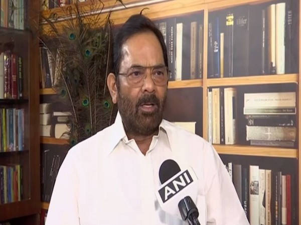 Union Minister Mukhtar Abbas Naqvi. (ANI/photo)