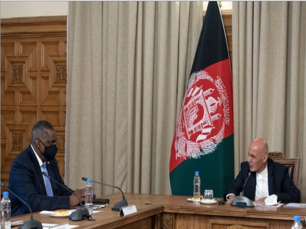 Afghan President Ghani meets with US Defense Secy (Photo Credit: US department of Defense)