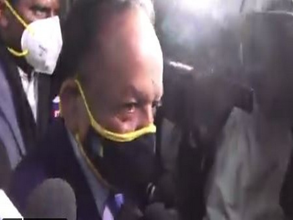 Union Health Minister Dr harsh Vardhan visits mock vaccination sites in Delhi (Photto/ANI)