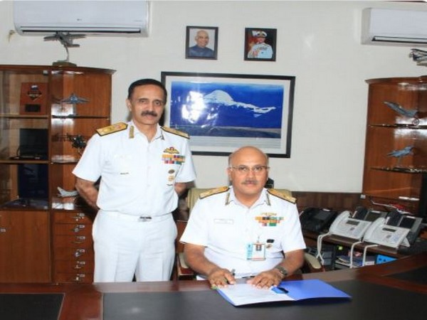Visuals of Vice Admiral Sanjay Mahindru  is new Deputy Chief of Naval Staff