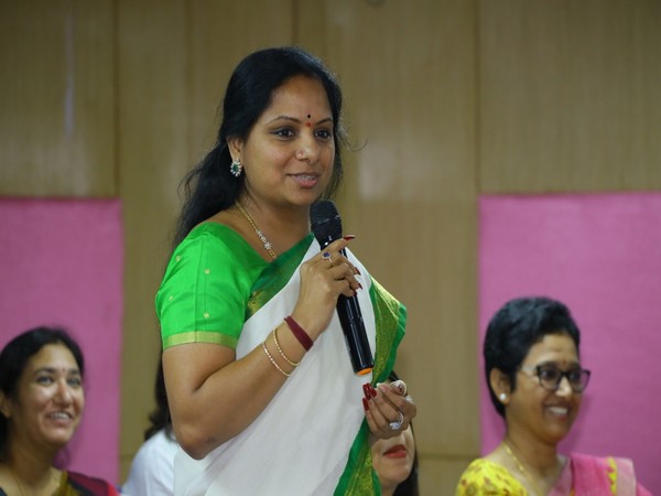 Telangana Rashtra Samithi party MLC Kavitha Kalvakuntla (Photo/Twitter/TRS)