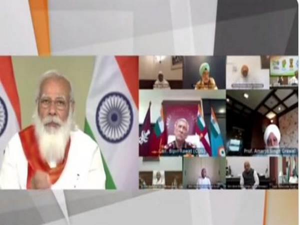 PM Modi chairs High-Level Committee (HLC) to commemorate the 400th Birth Anniversary of Guru Tegh Bahadur (Photo/ANI)