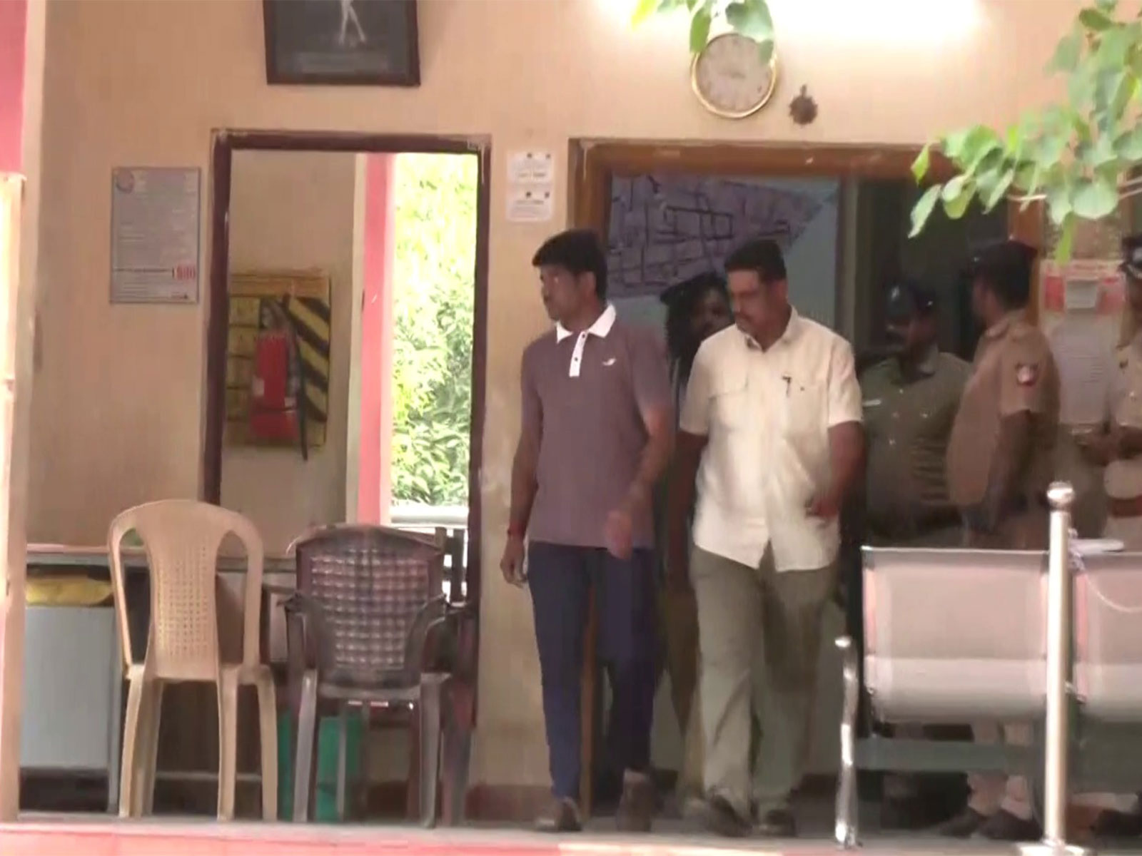 Karur Police arrest functionary Paun Raj (Photo/ANI)