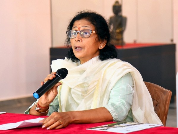 G Vani Mohan, Commissioner, Department of Archaeology and Museums, Andhra Pradesh (Photo/ANI)