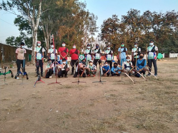 41st Battalion ITBP Kondagaon trained local Archers. (Phot/ANI)