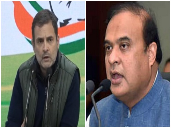 Congress leader Rahul Gandhi and Assam CM Himanta Biswa Sarma (Photo/ANI)