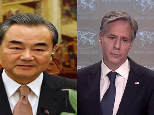 Chinese Foreign Minister Wang Yi and US Secretary of State Antony Blinken 