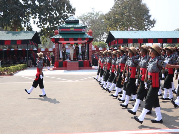 868 new rifle women recruits marches on parade ground. (Photo/ANI)
