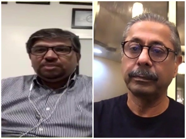 Dr Arunesh Kumar (left) Dr Naresh Trehan (right)