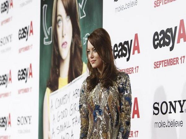 Emma Stone at the premiere of 'Easy A'