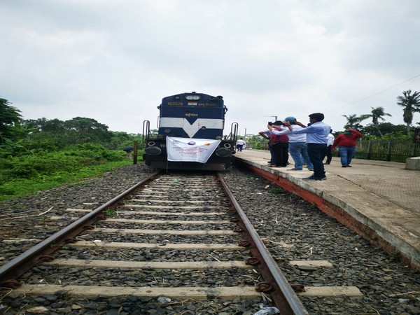 India's first-ever cargo container train for export to Bangladesh arrives at the Integrated Check Post (ICP) in West Bengal's Petrapole