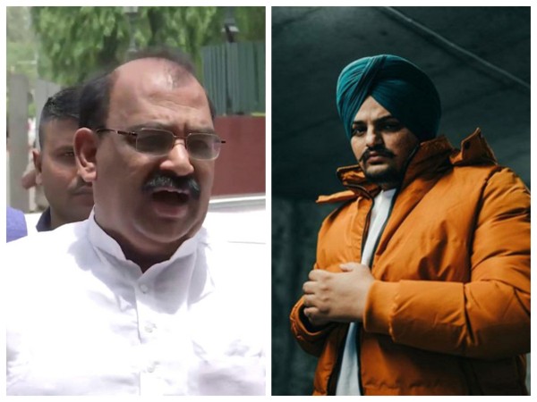 Punjab BJP chief Ashwani Kumar Sharma (Left) Punjabi singer and Congress leader Siddu Moose Wala (Right)