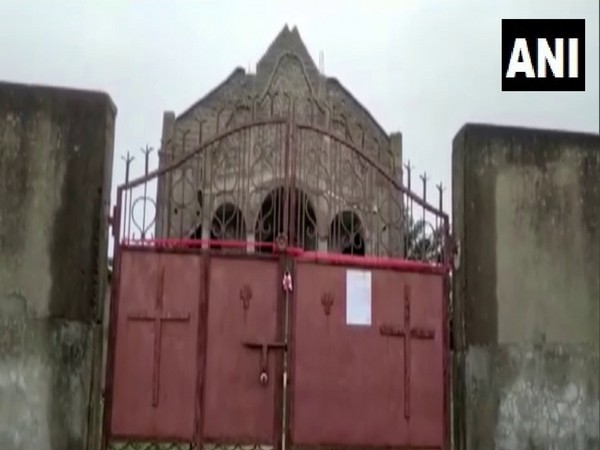 Church with gate sealed in Odisha's Bhadrak.