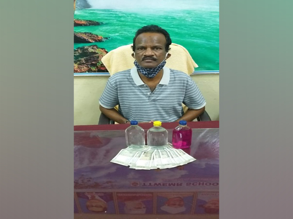 G. Vijaya Mohan, Principal, Telangana Tribal Welfare Residential Junior College, Balanagar arrested for demanding, accepting bribe (Photo/ANI) 