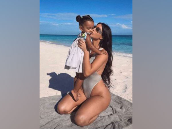 Kim Kardashian with daughter Chicago West (Image Source: Instagram)