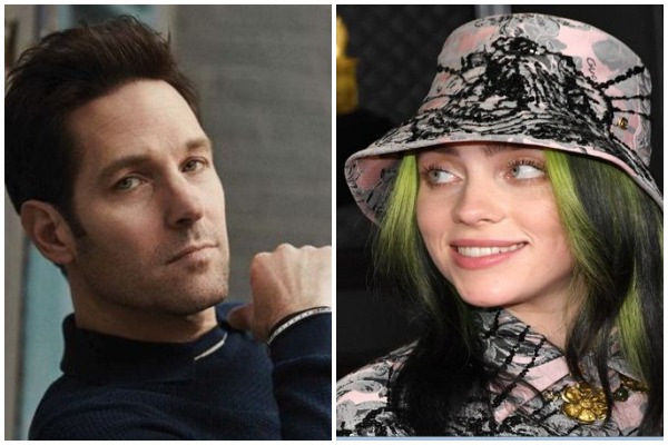 Paul Rudd and Billie Eilish (Image source: Instagram)