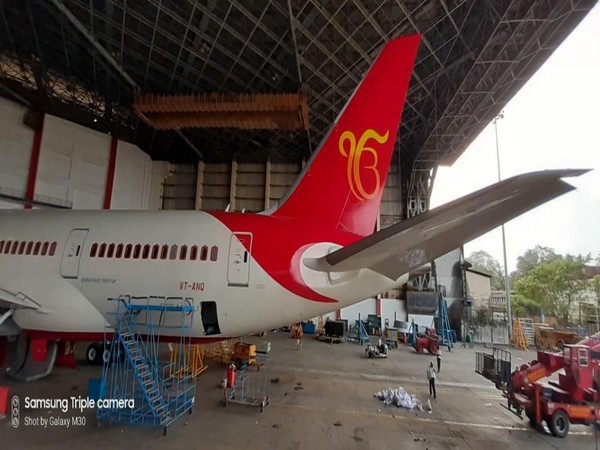 Air India has painted its Boeing 787 Dreamliner aircraft's tail with 'Ek Onkar' to mark the 550th birth anniversary of Sikhism founder Guru Nanak Dev.