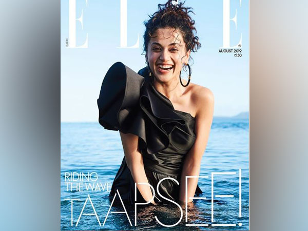 Taapsee Pannu as the cover girl of Elle magazine (Image courtesy: Instagram)