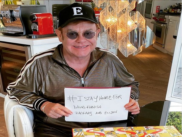 Singer Elton John (Image courtesy: Instagram)