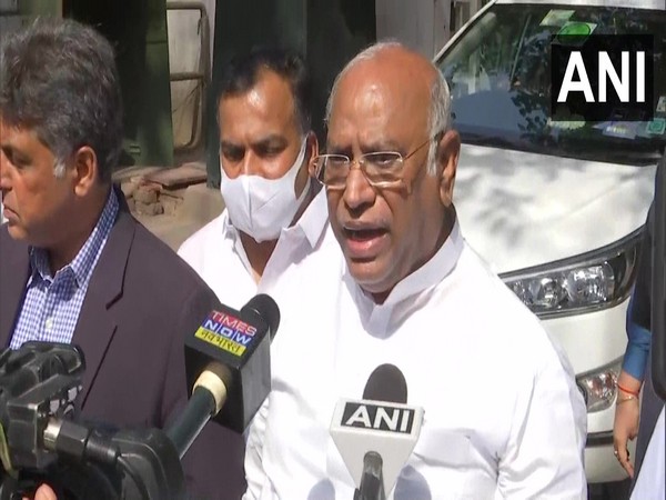 Leader of Opposition in Rajya Sabha, Mallikarjun Kharge (Photo/ANI)