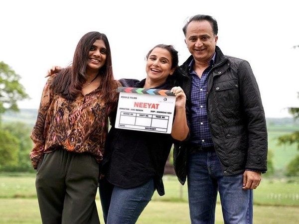 Vidya Balan on 'Neeyat' sets (Image source: Instagram)