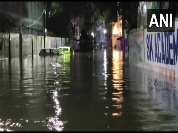 A flood-like situation occurred in different areas of the Nadiad, in the Kheda district of Gujarat. (ANI/photo)