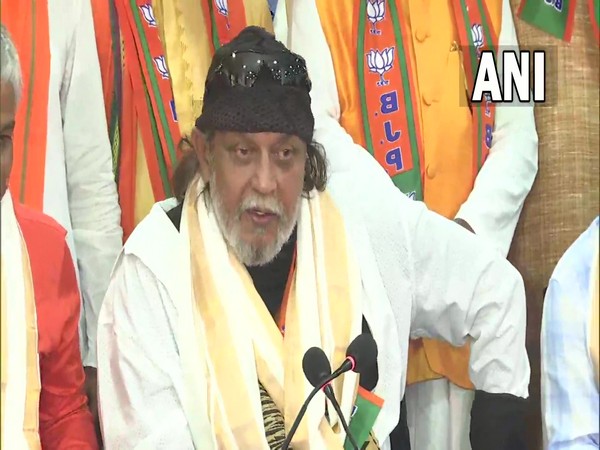 Bharatiya Janata Party (BJP) leader and actor Mithun Chakraborty. (ANI/photo)