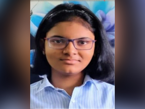 Ahana Sangui, a Class 9 student of Navy Children School, Goa (Photo/ANI)