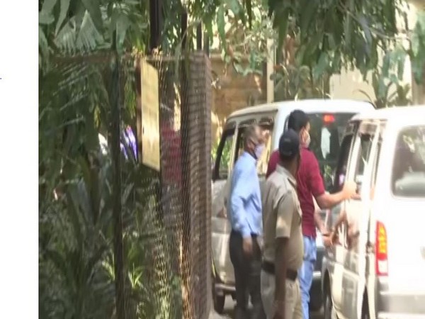 Visuals from outside Esplande Court. in Mumbai.