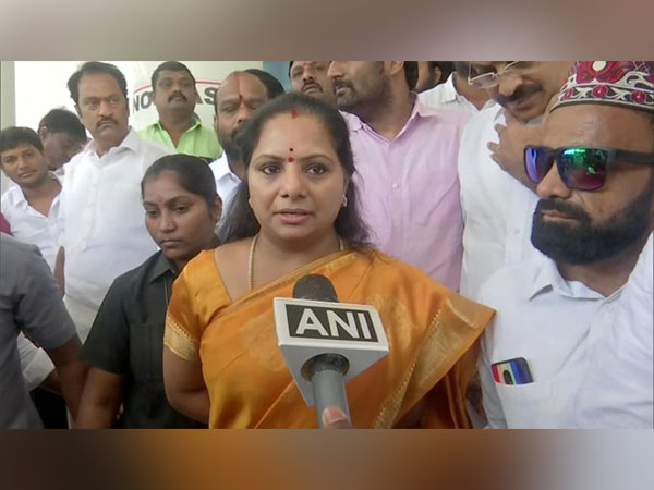 TRS leader K Kavitha (Photo/ANI)