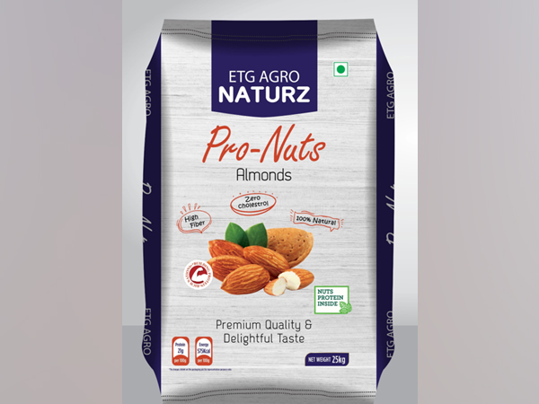 ETG AGRO NATURZ - PRO NUTS Almonds now available in India both bulk and consumer pack formats   