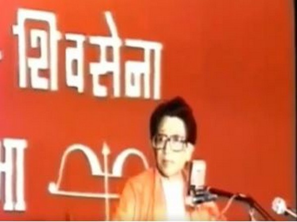 Visuals of Balasaheb Thackeray from a video posted by Raj Thackeray (Photo/Twitter)