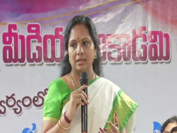 Telangana MLC K Kavitha (Photo:ANI)