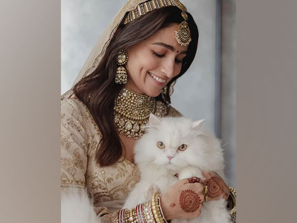 Alia Bhatt with her pet cat, Edward (Image source: Instagram)