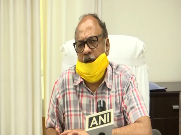 Sanjay Bhoosreddy speaking to ANI in Lucknow on Tuesday.