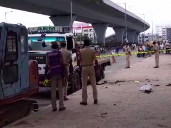 The explosion site (Photo/ANI)