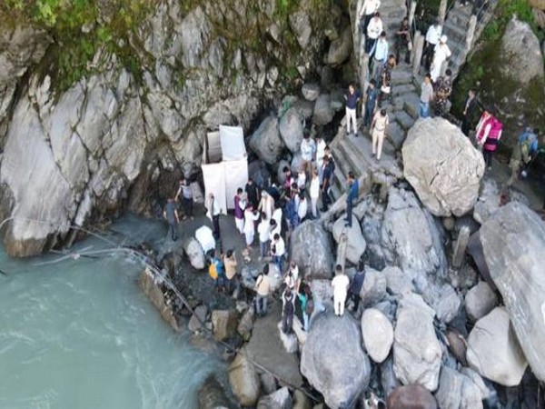 Visuals of Parshuram Kund in Arunachal Pradesh.